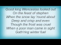 Robin Gibb - Good King Wenceslas Lyrics