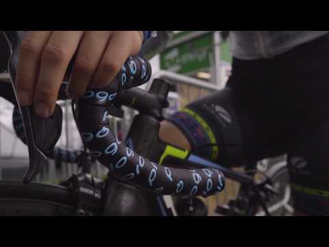 Our Prologo saddles and drivetrain: powered by 4iiii, Praxis and KMC.