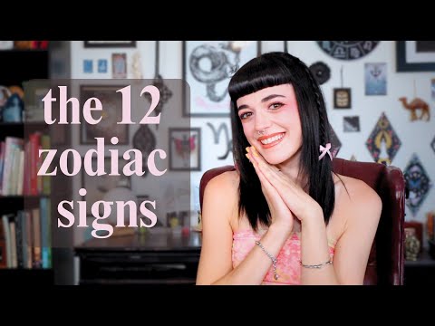 THE 12 ZODIAC SIGNS: learn astrology course 101 ep.3