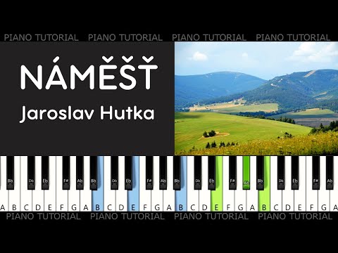 Jaroslav Hutka - Náměšť (piano tutorial | jak hrát)