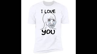 Simp I Love You Crying Wojak Meme Shirt