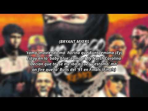 Ghetto, Farruko & El Alfa - No Hago Coro (Remix - Letra) feat. Nino Freestyle y más artistas