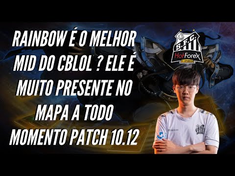 RAINBOW É O MELHOR MID DO CBLOL ,ELE IMPACTA MUITO PELO MAPA