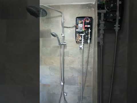 Installation of an Alpha rain shower