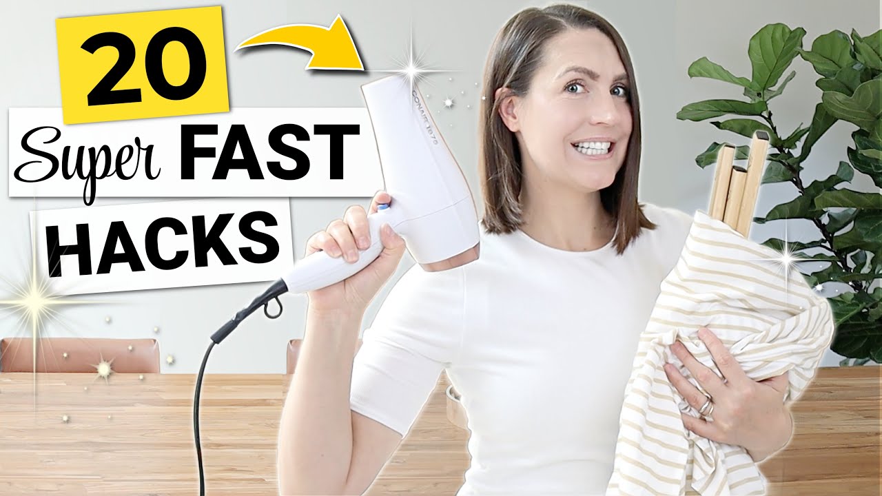 20 FIVE-MINUTE HACKS for an Organized and Clutter-Free Home 🤯 HOME ORGANIZATION IDEAS