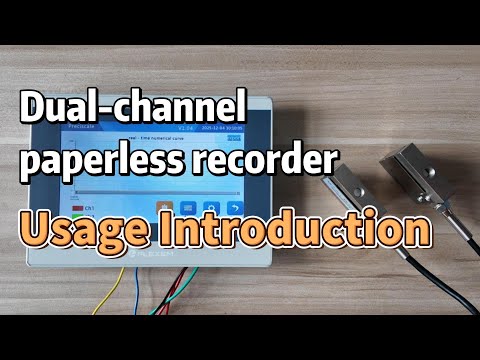 Precision weighing Internet of Things data acquisition system: 16-channel  paperless recorder set