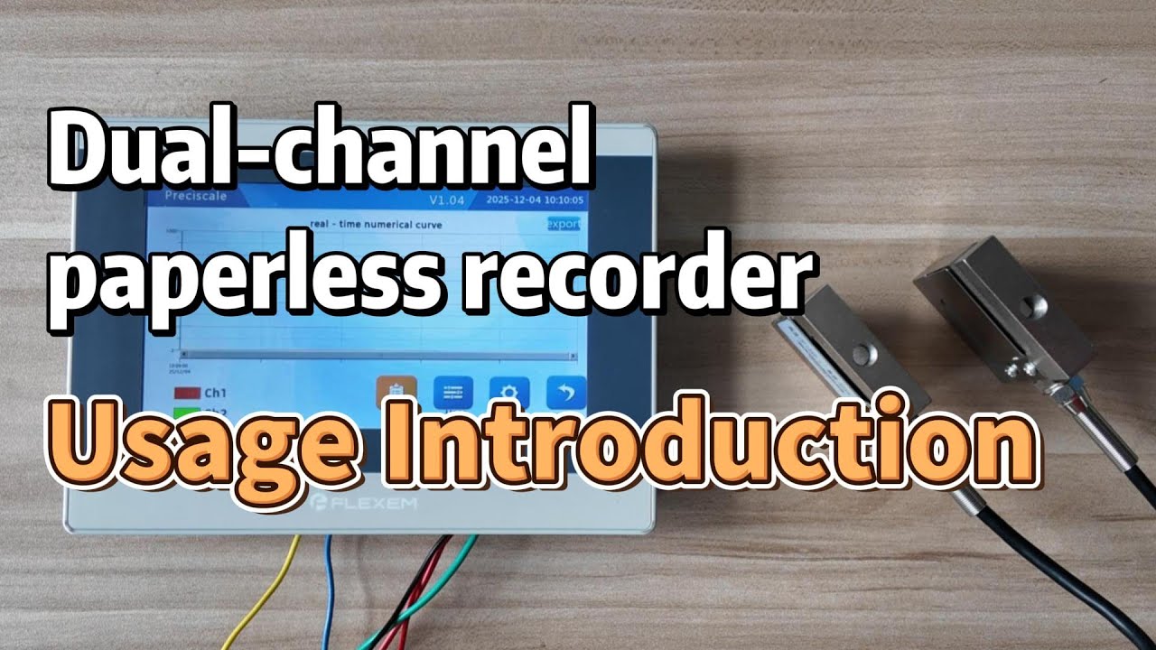 16-channel highly expandable paperless recorder set