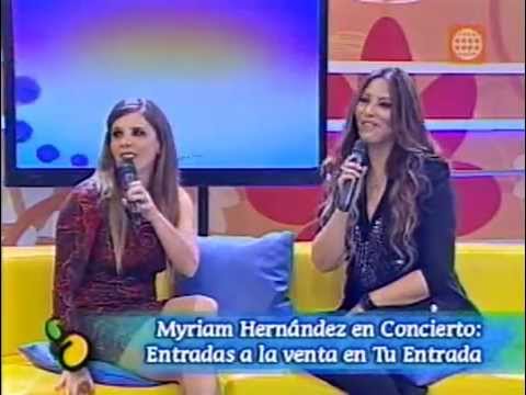 Myriam Hernandez  en  programa "Lima Limon"