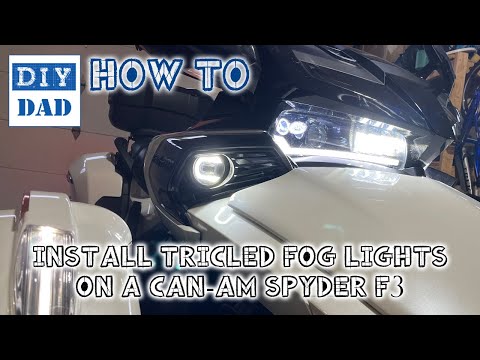 Installing TricLED Foglights on a Can-Am Spyder F3 (Ultimate Lighting Upgrade Part 2 of 3)