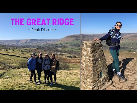 The Great Ridge, Peak District // Hiking with friends