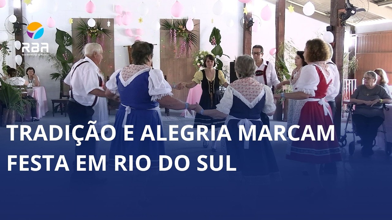 Tradição e alegria marcam festa em Rio do Sul