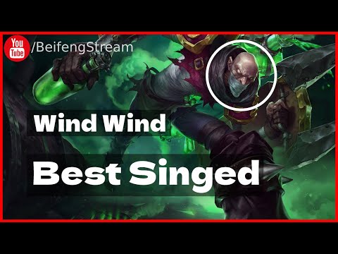 🛑 Wind Wind Singed vs Ksante (2000 LP Singed OTP) - Wind Wind (小风风c) Singed Guide
