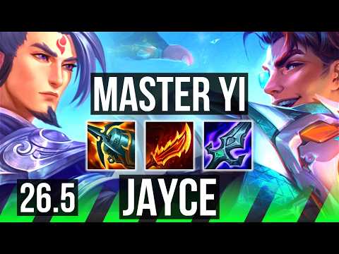 MASTER YI vs JAYCE (JGL) | EUNE Challenger | 26.5