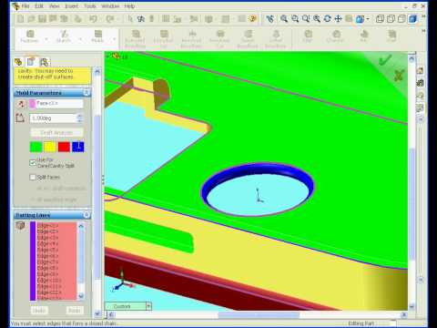 solidworks  Tutorial Mold Design