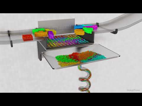 Crushing Tetris with Hydraulic Press. Simulation [33]
