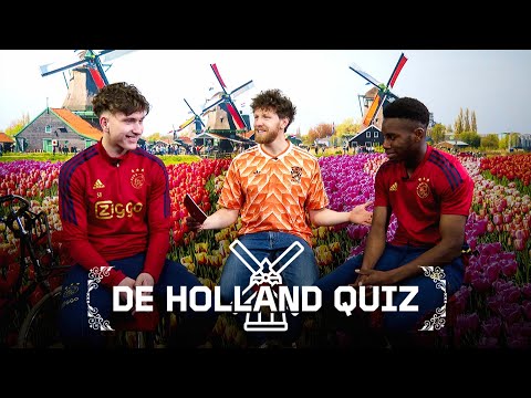🇳🇱 HOLLAND QUIZ w/ BELGIAN BOYS 🇧🇪 | Godts & Idumbo Muzambo | 'Hollandse volkslied heet Vaderland' 🤣