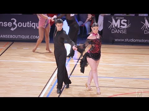 Adrien Petit-Jean Genat - Oxana Collette | FFD French Cup 2018 Mulhouse - Youth Latin - R1 C