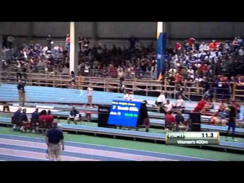 2012 NCAA Indoor Track Women's 400m (2 Sections)