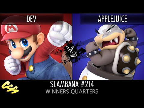 [Slambana #214] Winners Quarters: Dev (Mario) vs. Applejuice (Bowser Jr.)