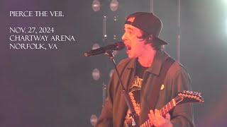 Pierce the Veil 2024 Live at Chartway Arena, Norfolk VA [full show]