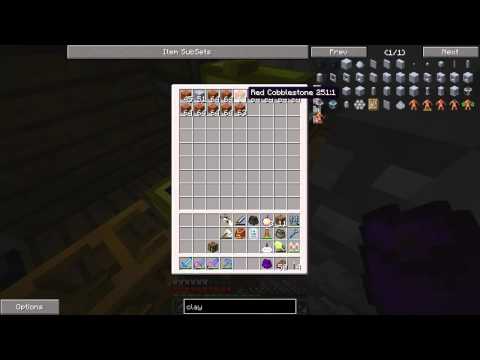 FTB MCmp Server Play - tip 2: autocrafting clay from red rock cobblestone