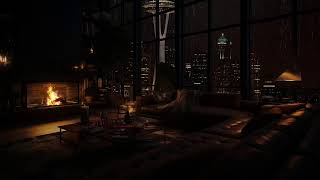 Kamin & Regen: Ein erstklassiges Schlaferlebnis in einem Hochhaus-Stadtdomizil 🌃🌧️🔥