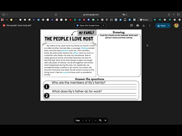 خطة الفهم القرائي لصفوف الرابع / الخامس / السادس