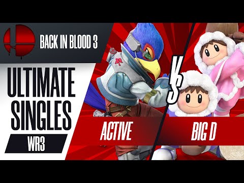 Active vs. Big D - Singles Winners Round 3 - Back In Blood 3