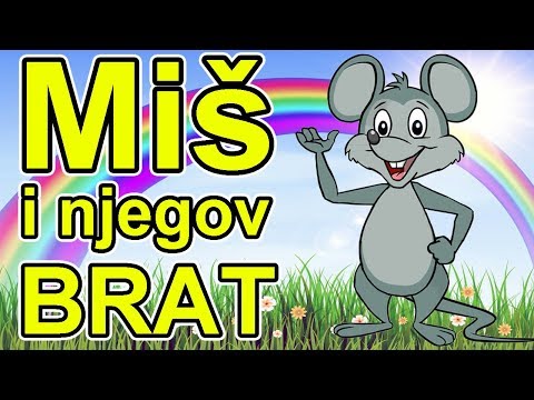 Miš i njegov brat - Dečija pesmica | Hickory Dickory Dock | Pesmice za učenje brojeva -Learn numbers