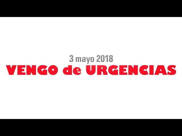 Vídeo relacionado con Vengo de urgencias (Divulgación)