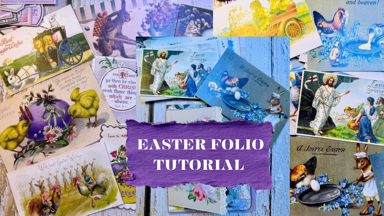  Easter Folio Tutorial | #DTPthejunkjournalstudio 