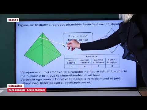 e Mesimi Klasa 3 - 3698 Matematikë - Koni, piramida