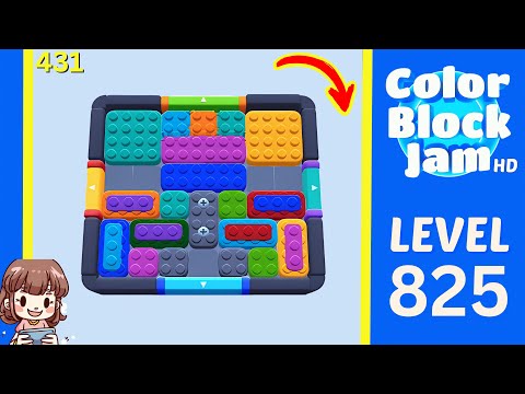 Color Block Jam Level 431 (825) Solution Walkthrough - YouTube