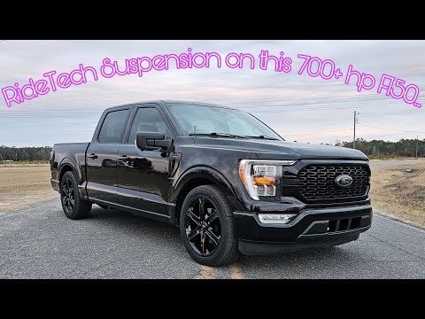 Installing Ridetech Suspension on Dawson's new 2023 Supercharged F150....