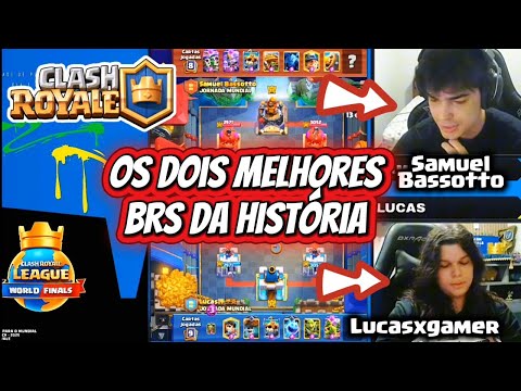 LUCASXGAMER VS SAMUEL BASSOTTO NO TORNEIO PRO VS INFLUENCERS DE CLASH ROYALE
