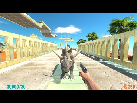 FPS Avatar with all weapons in ancient Egypt - Animal Revolt Battle Simulator