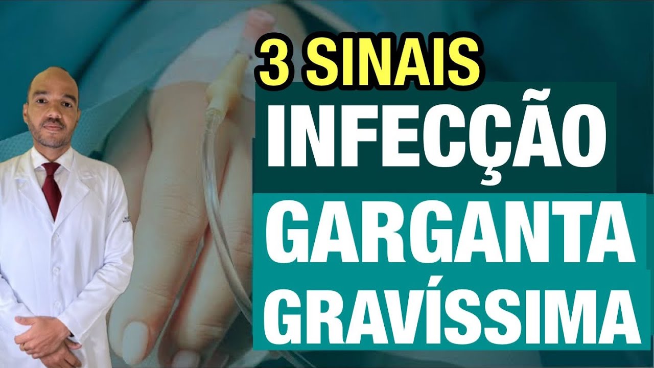 PRIMEIROS SINAIS INFECÇÃO BACTERIANA DE GARGANTA