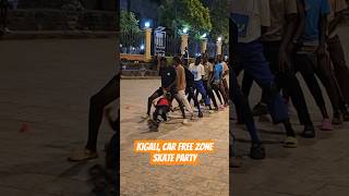 Saturday Night Skate Party in Kigali, Rwanda | Car Free Zone #skate #visitrwanda #kigali