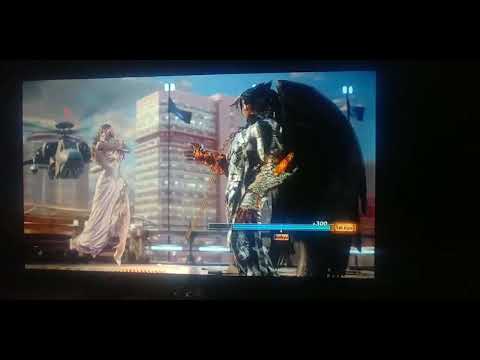 Tekken 7 Devil Jin Charged Attack and Choke Winpose on Anna Ko Ryona