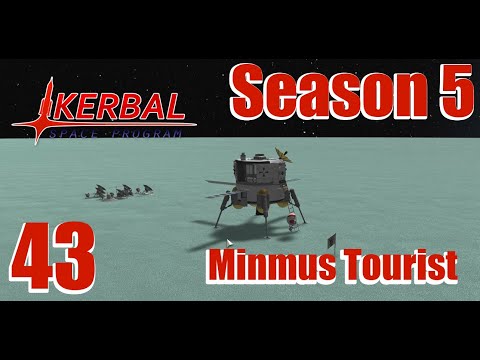 Tourists Land on Minmus [43] Kerbal Space Program Season 5