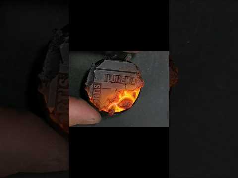 Here you have a quick lava base, part from a large chaos space marine Patreon video