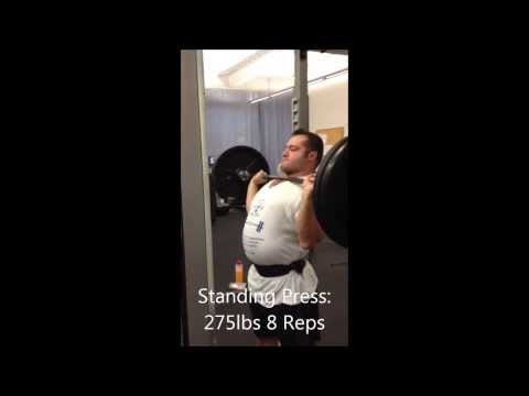 Should Press 275lbs for 8 Reps