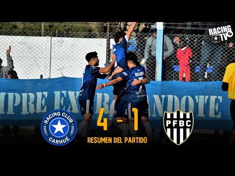 RACING CLUB DE CARHUE 4 VS Puan Football C. 0 / Resumen / 8vos de final - Torneo Apertura - LRF 2023