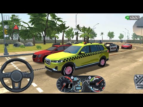 Taxi Sim 2020 ! Gameplay - Android Gameplay BMW X7 Suv Driving Miami City Taxi Car Simulator