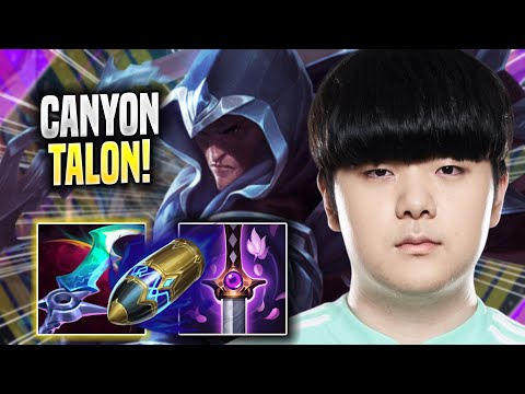 CANYON IS A GOD WITH TALON! - DK Canyon Plays Talon JUNGLE vs Lee Sin! | Season 2022