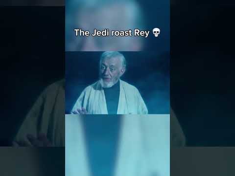 Rey gets roasted 💀 #starwars