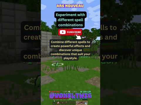 Ars Nouveau Tips | Experiment With Spell Combinations