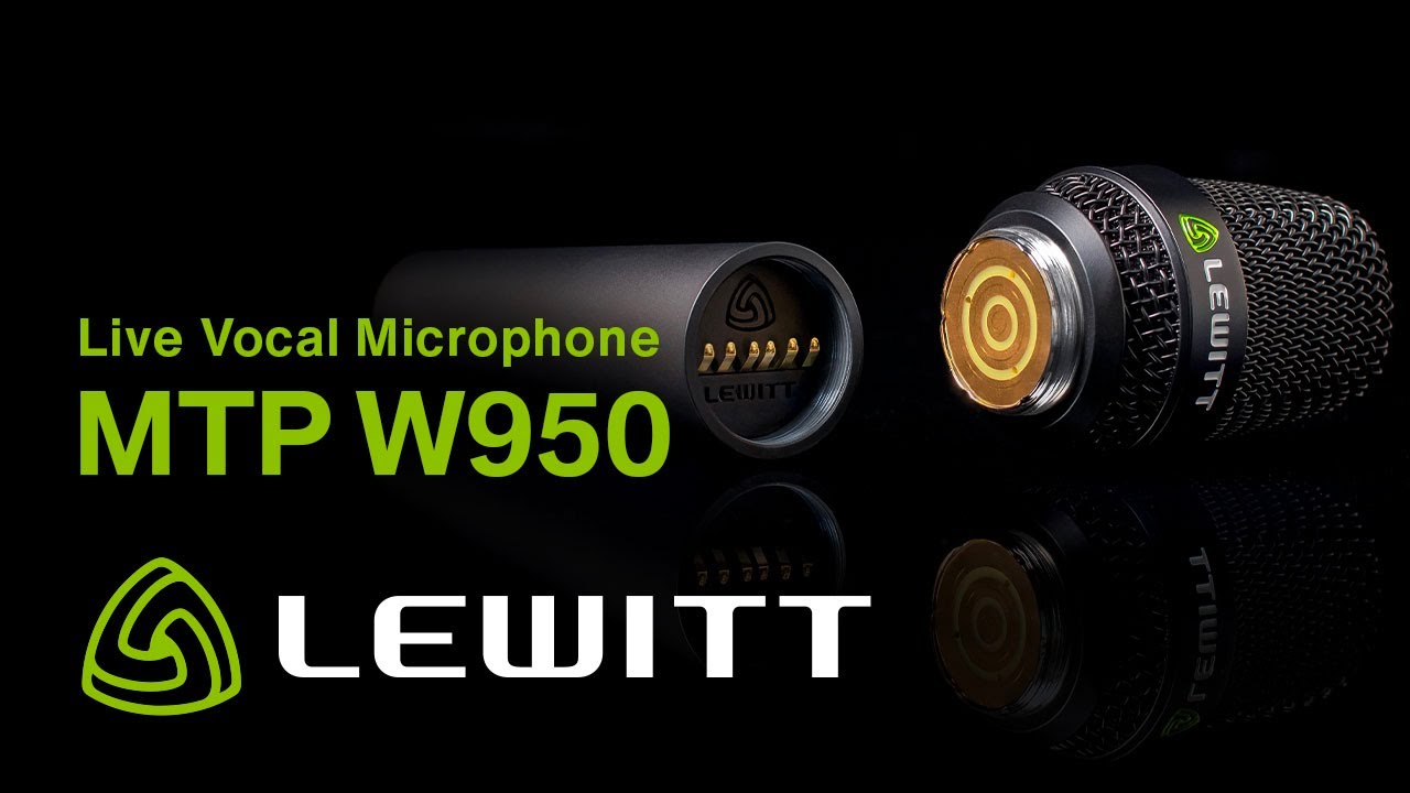 MTP W950 Live Vocal Microphone - Official Product Video by LEWITT