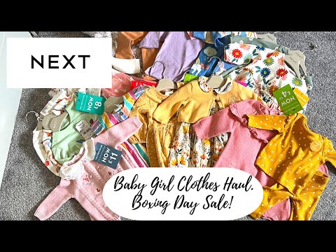 NEXT Boxing Day Sale: HUGE Haul of Baby Girls Clothes!