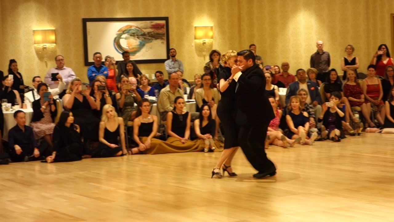Cristian Palomo and Melisa Sacchi dance to Podesta at the 2017 Chicago Mini Tango Festival